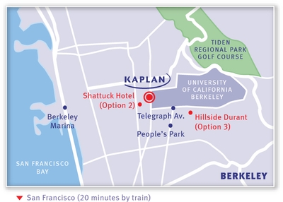 KAPLAN Berkeley Map