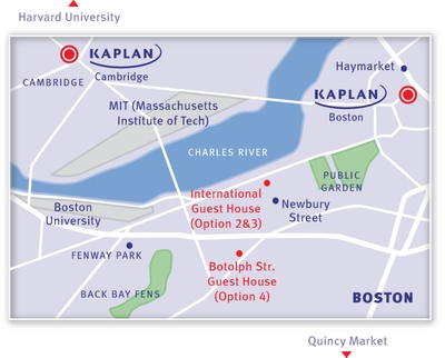 KAPLAN Boston Map