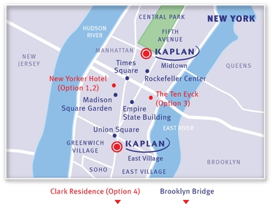 KAPLAN New York Map